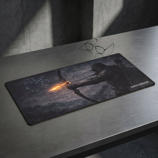 SAGITTARIUS - The Celestial Archer — The Celestial Clan Collection Gaming / Office Desk Pad