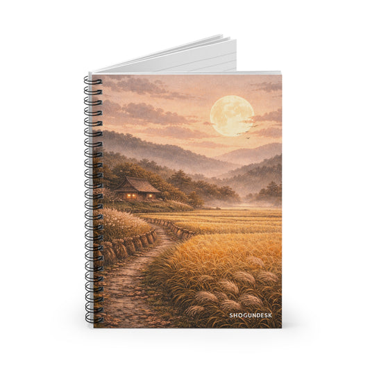 Harvest Moon Fields - Spiral Notebook for Writing & Sketching