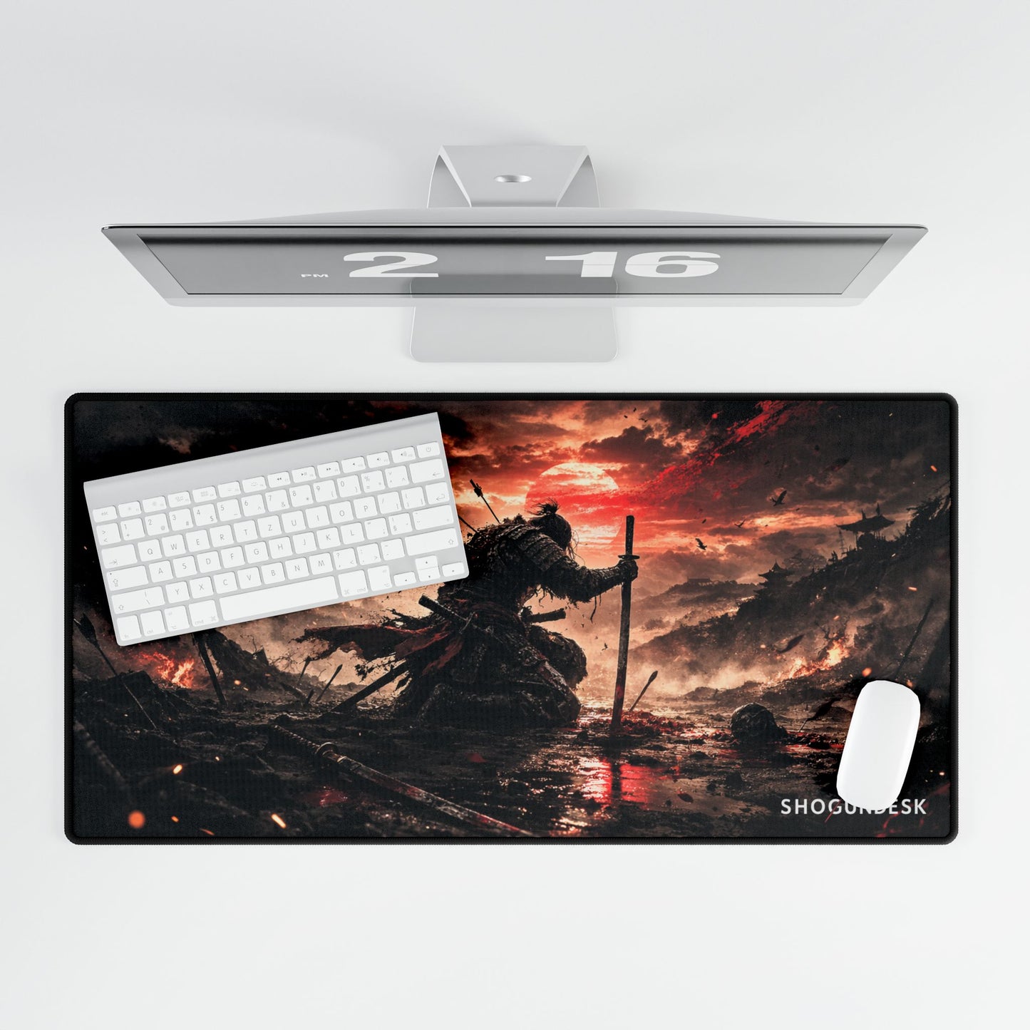 The Last Breath Desk Mat — Shadows of Edo Collection Gaming / Office Desk Pad