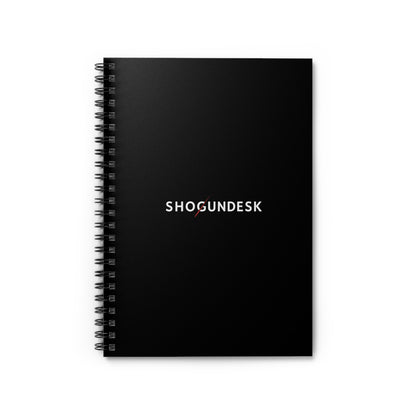 ShogunDesk™ Black Spiral Notebook