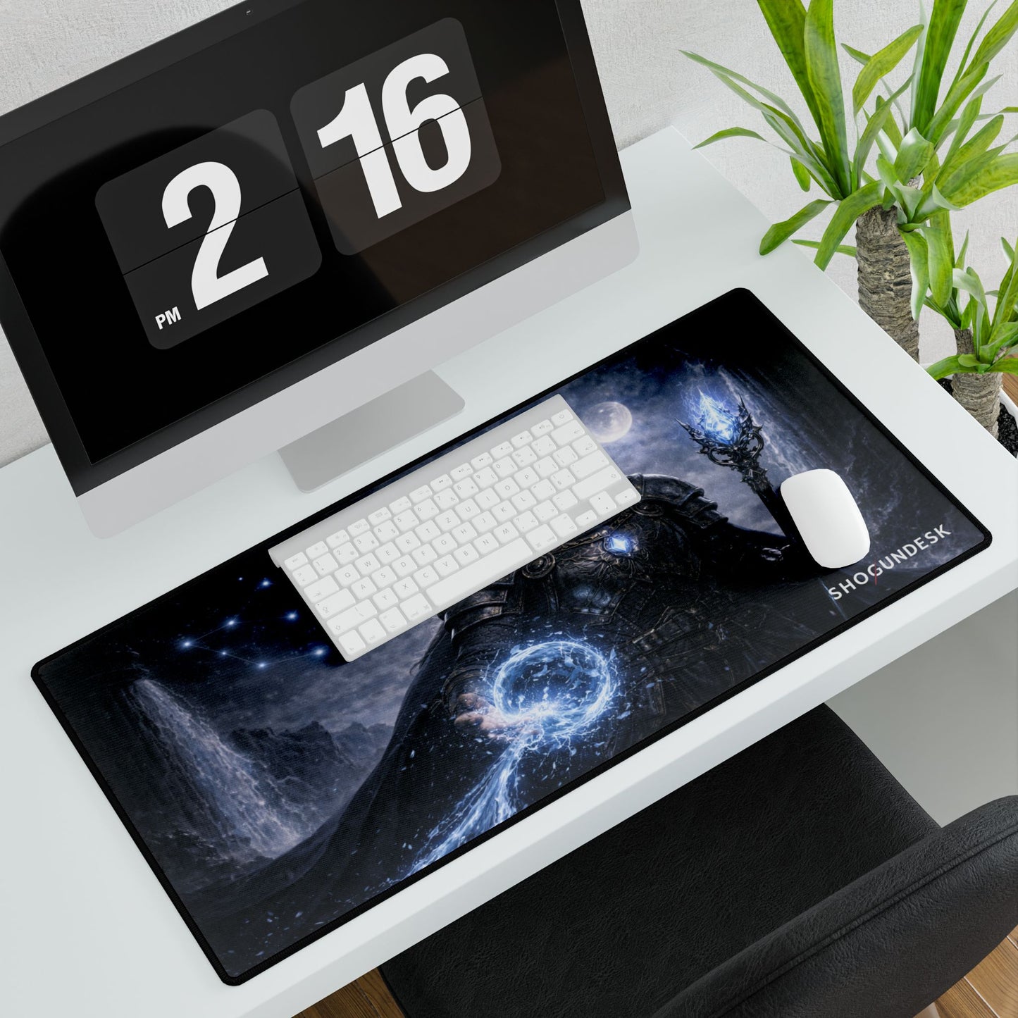 AQUARIUS - Bearer of Storms — The Celestial Clan Collection Gaming / Office Desk Pad