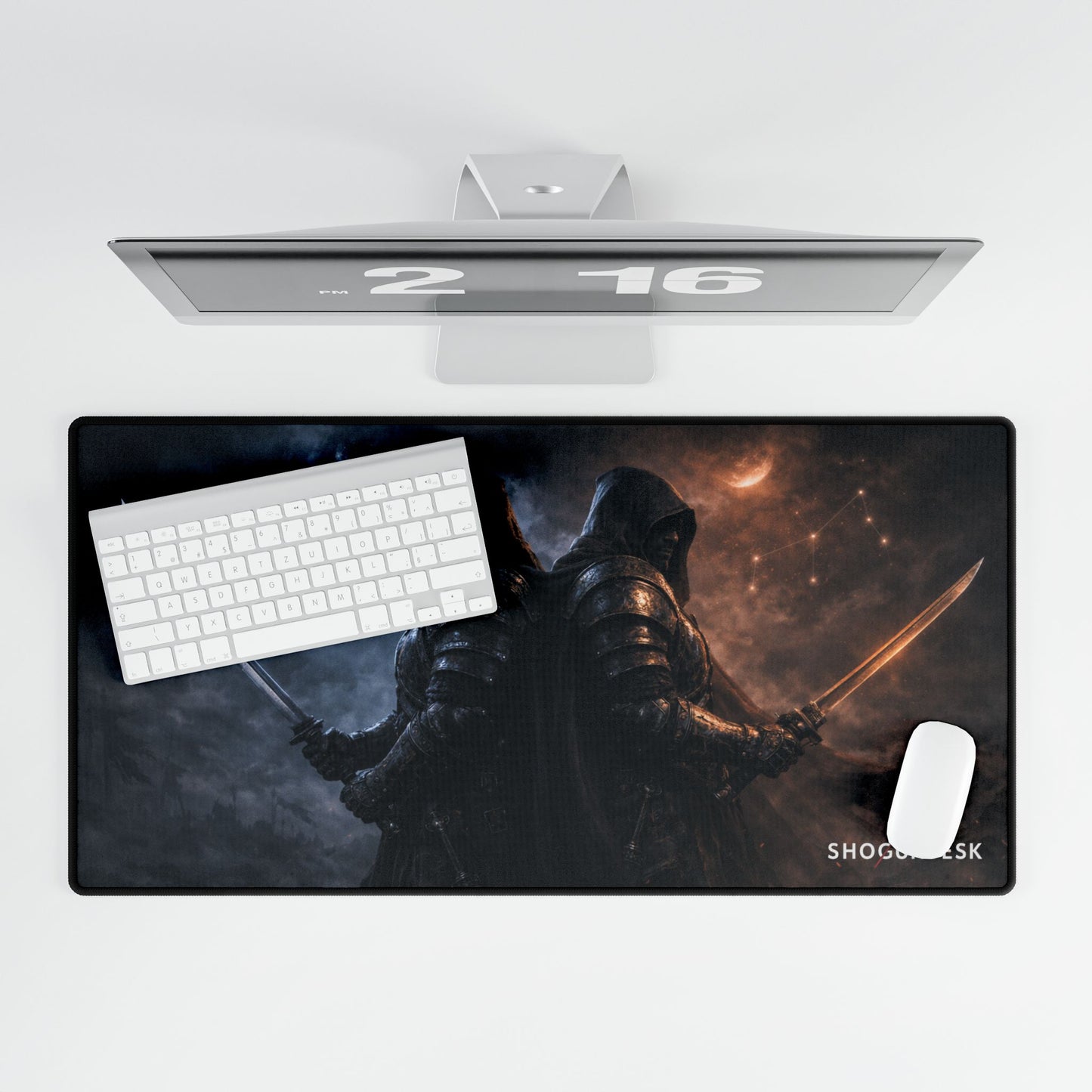 GEMINI - Twin Shadows — The Celestial Clan Collection Gaming / Office Desk Pad