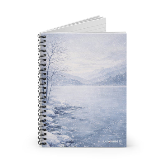 Frozen Lake Silence — Spiral Notebook for Writing & Sketching