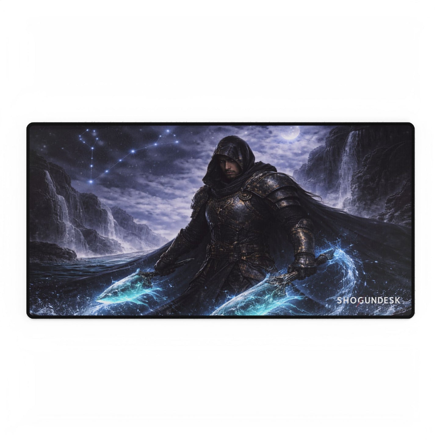PISCES - Echo of the Deep — The Celestial Clan Collection Gaming / Office Desk Pad