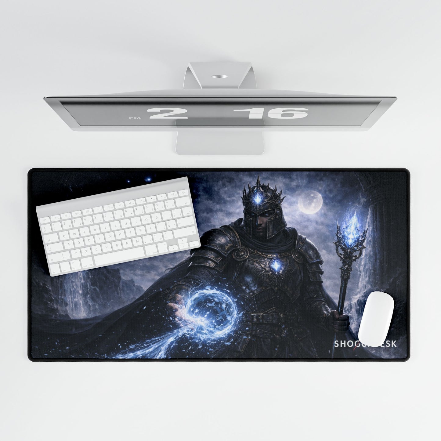 AQUARIUS - Bearer of Storms — The Celestial Clan Collection Gaming / Office Desk Pad