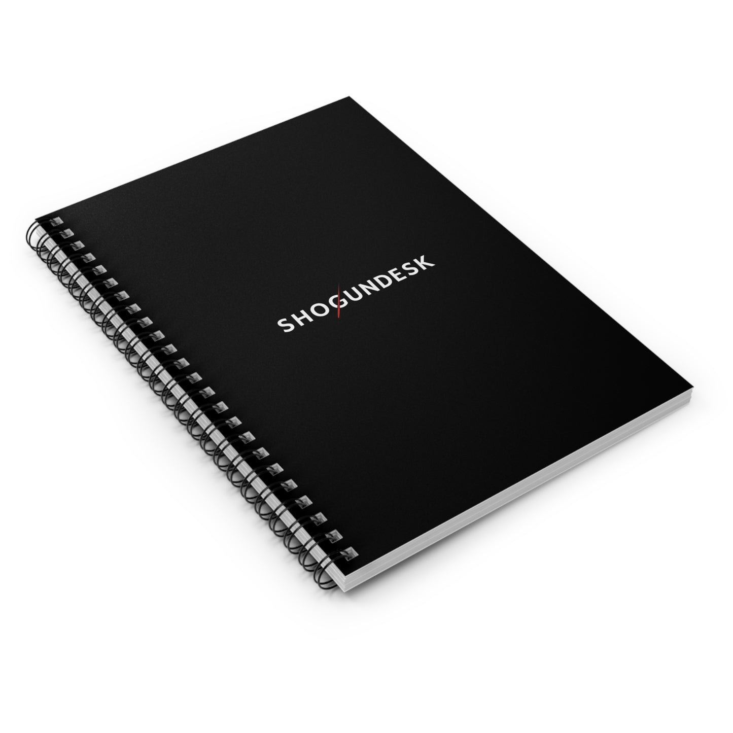 ShogunDesk™ Black Spiral Notebook