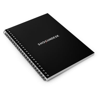 ShogunDesk™ Black Spiral Notebook