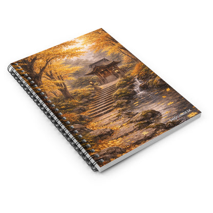 Autumn Shrine — Spiral Notebook for Writing & Sketching