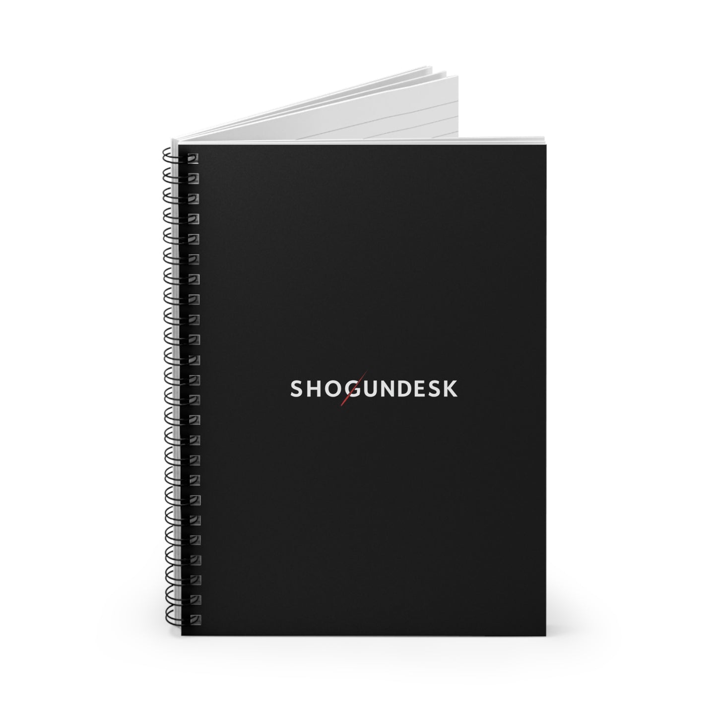 ShogunDesk™ Black Spiral Notebook