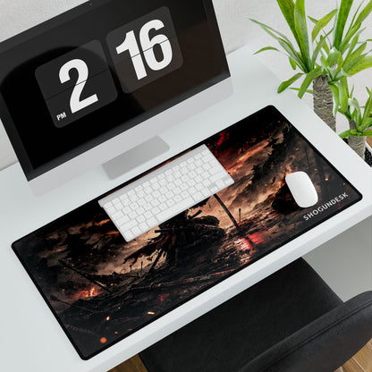 The Last Breath Desk Mat — Shadows of Edo Collection Gaming / Office Desk Pad