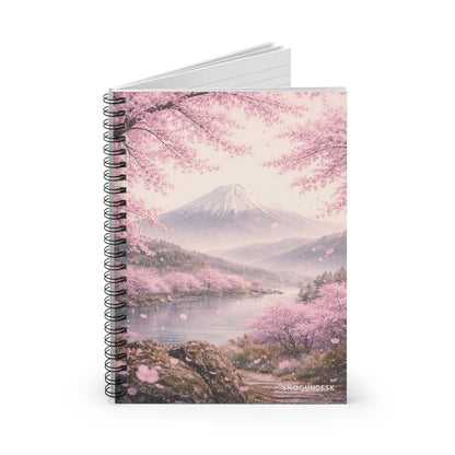Mountain of Petals  — Spiral Notebook for Writing & Sketching