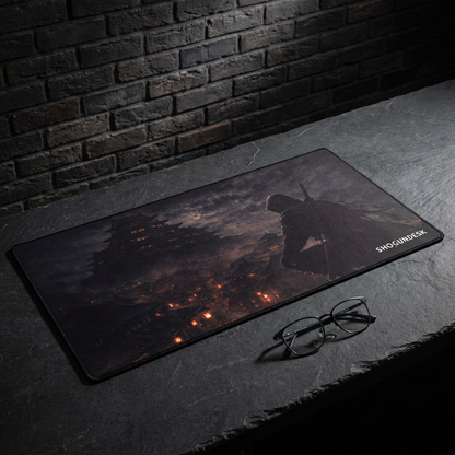 The Shogun’s Shadow — Shadows of Edo Collection Gaming / Office Desk Pad