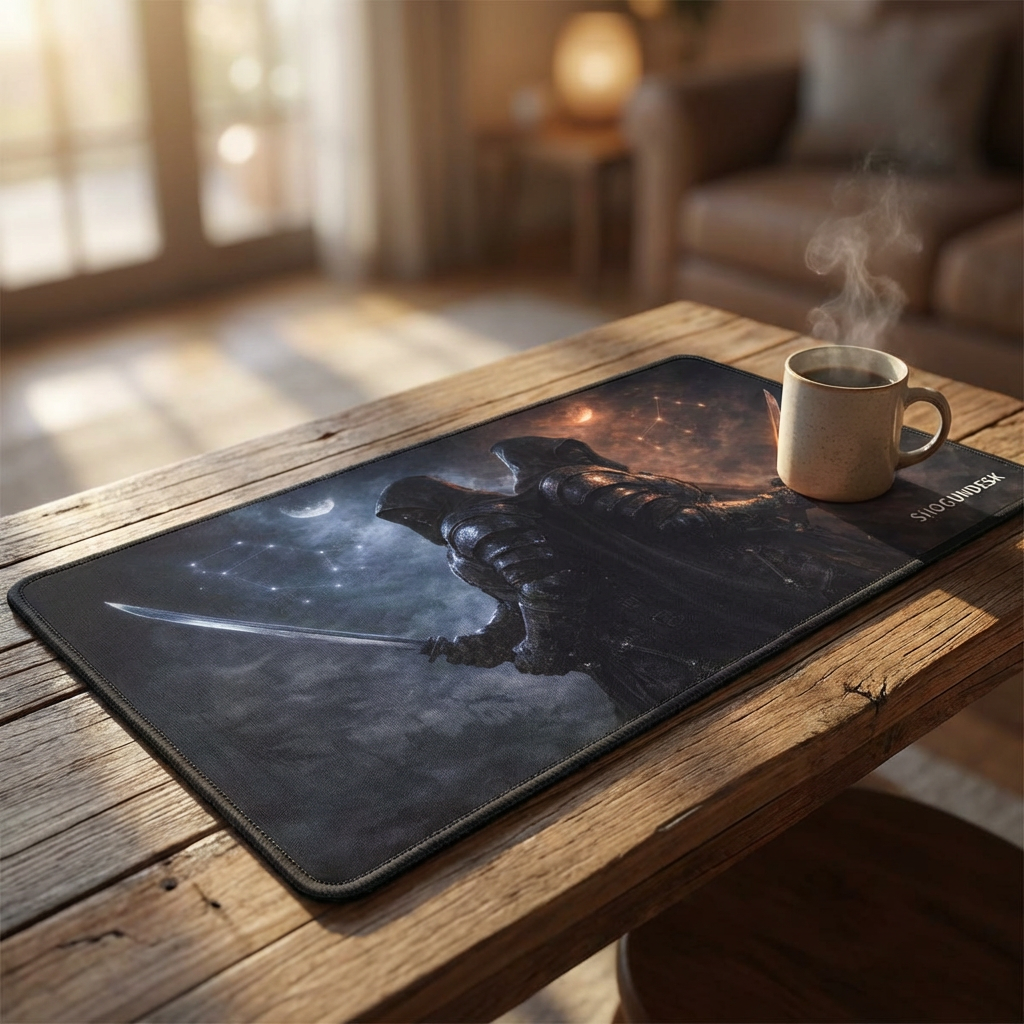 GEMINI - Twin Shadows — The Celestial Clan Collection Gaming / Office Desk Pad