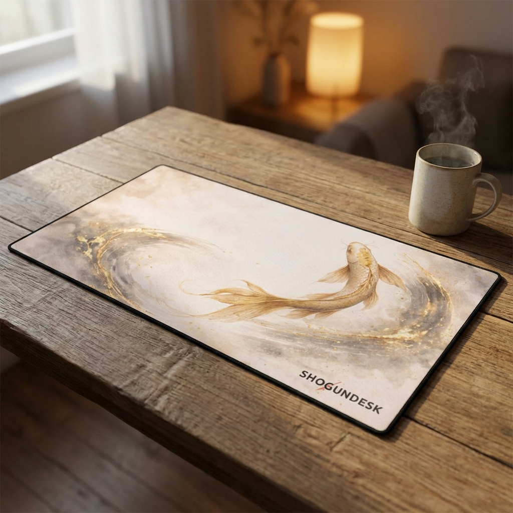 Golden Current — Kaze to Hikari Collection Gaming / Office Desk Pad