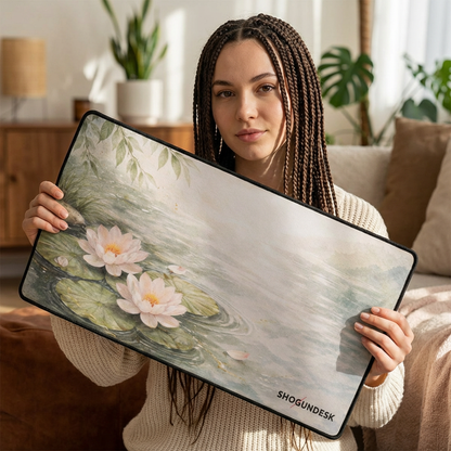 Lotus Calm - Kaze to Hikari Collection Gaming / Office Desk Pad