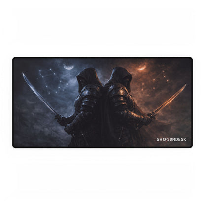 GEMINI - Twin Shadows — The Celestial Clan Collection Gaming / Office Desk Pad