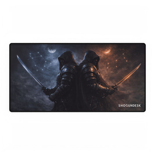 GEMINI - Twin Shadows — The Celestial Clan Collection Gaming / Office Desk Pad