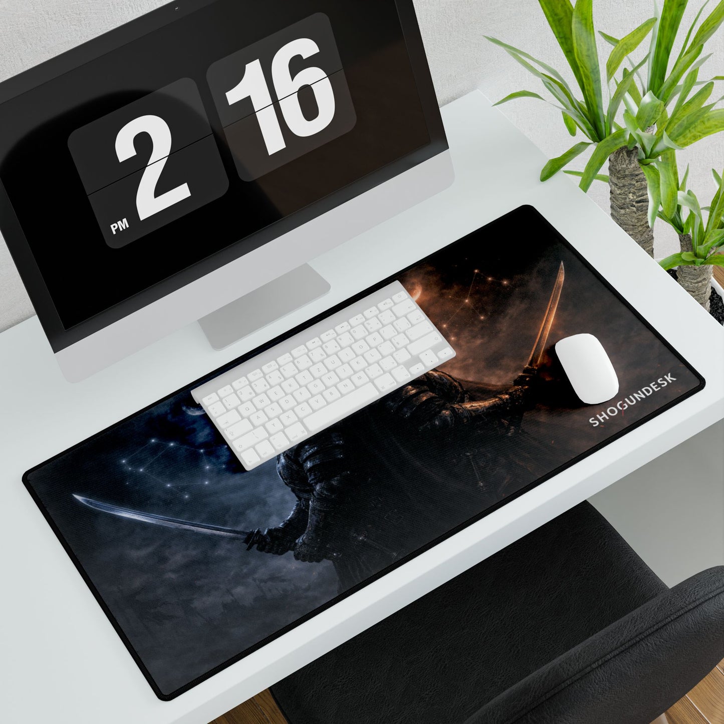 GEMINI - Twin Shadows — The Celestial Clan Collection Gaming / Office Desk Pad
