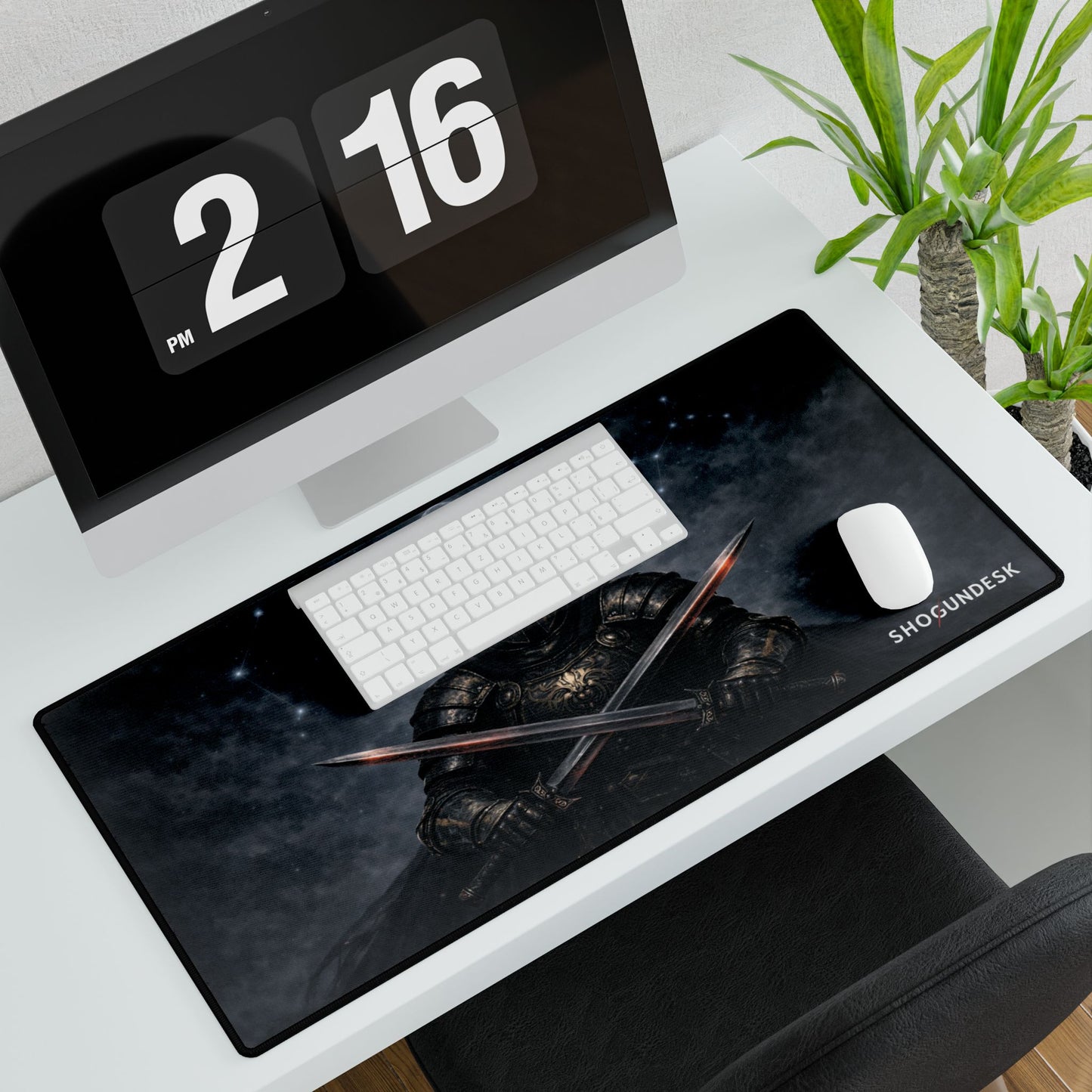 LIBRA - Balance of Steel — The Celestial Clan Collection Gaming / Office Desk Pad