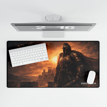 LEO - Crowned in Fire — The Celestial Clan Collection Gaming / Office Desk Pad