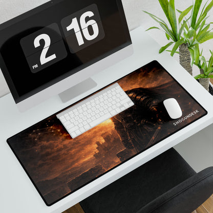 LEO - Crowned in Fire — The Celestial Clan Collection Gaming / Office Desk Pad