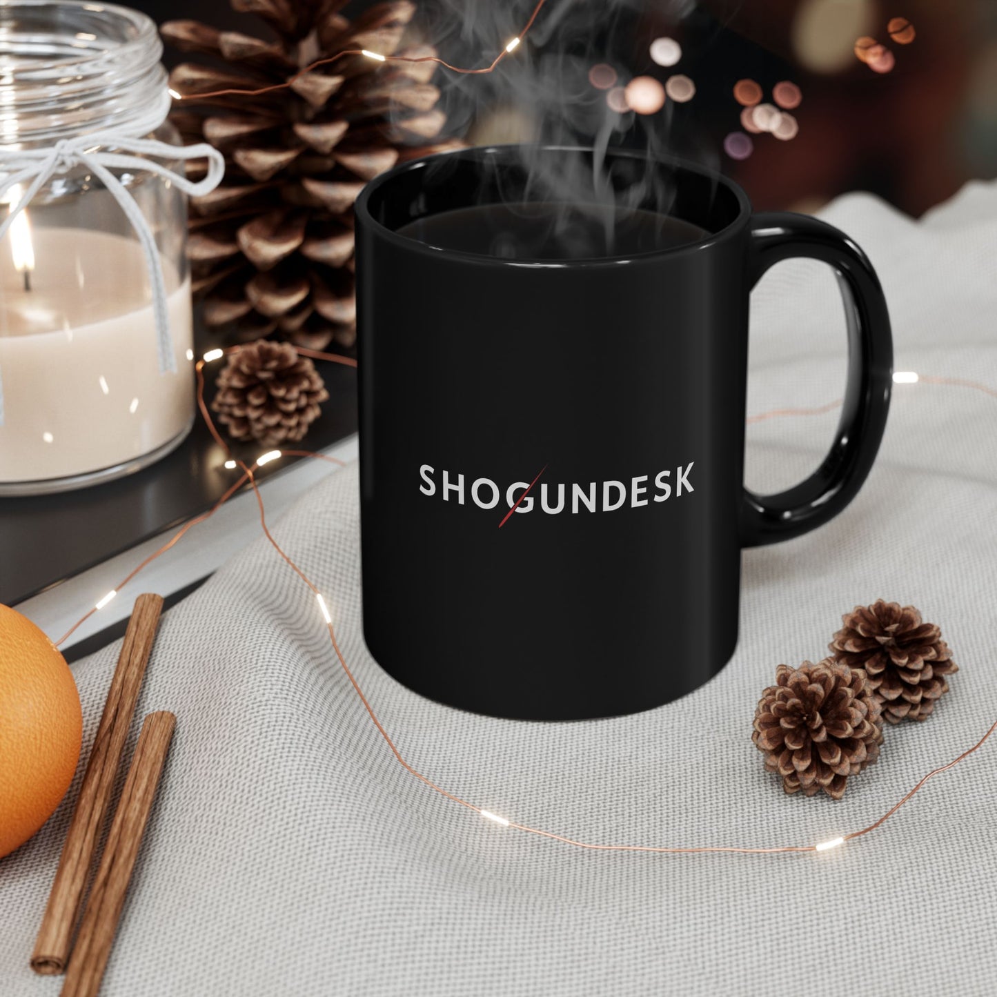 ShogunDesk™ Logo Black Mug