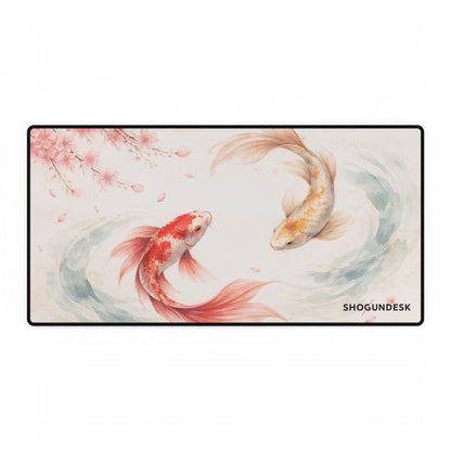 Crimson Koi — Kaze to Hikari Collection Gaming / Office Desk Pad