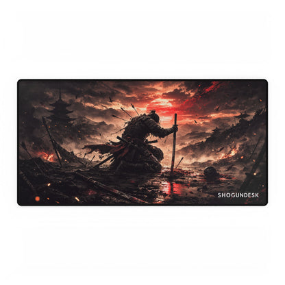 The Last Breath Desk Mat — Shadows of Edo Collection Gaming / Office Desk Pad