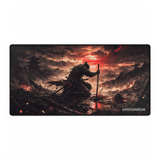 The Last Breath Desk Mat — Shadows of Edo Collection Gaming / Office Desk Pad