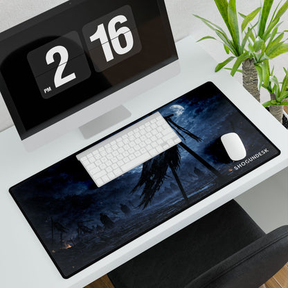 The Fallen Banner Desk Mat — Shadows of Edo Collection Gaming / Office Desk Pad